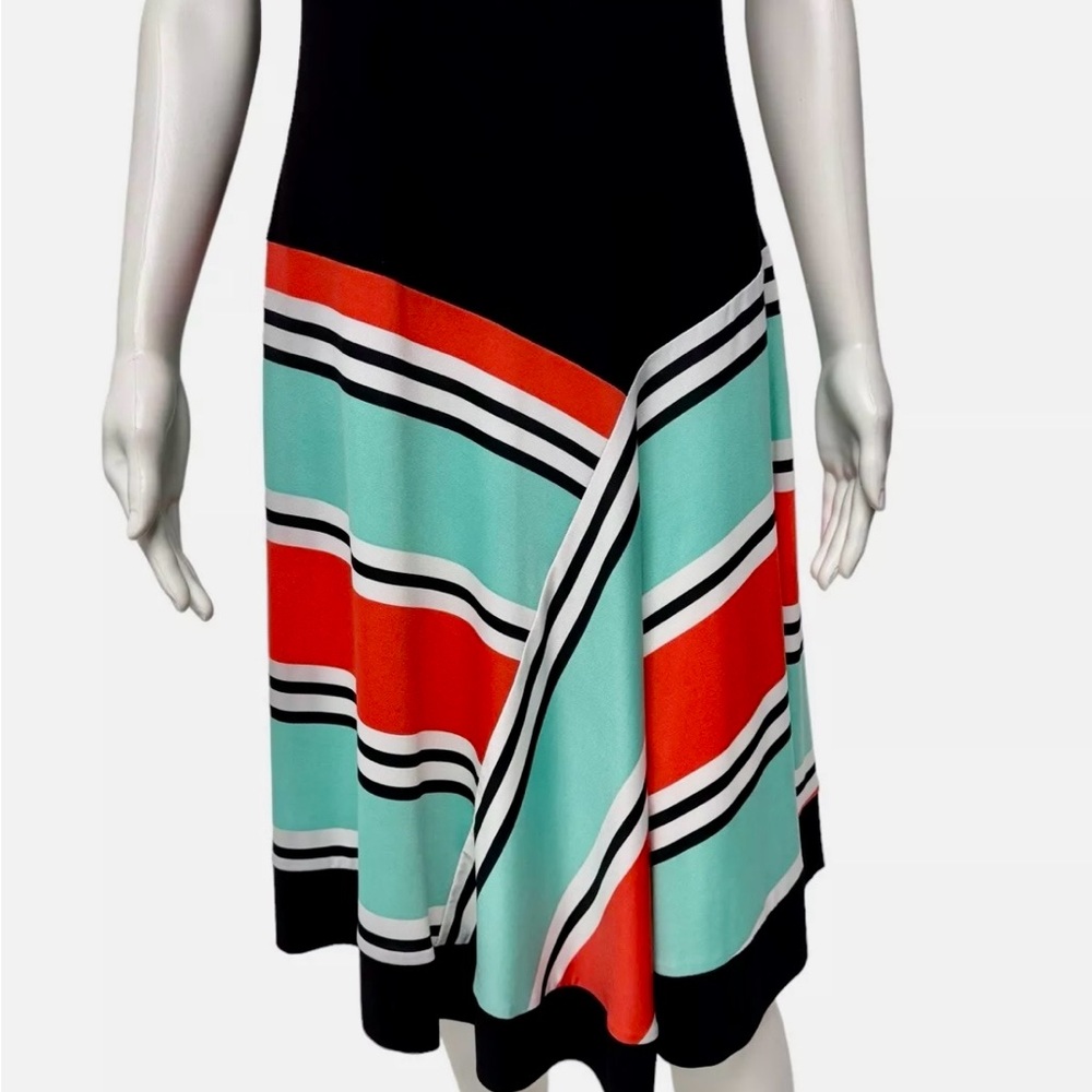 MSK dress size XL. Black with pretty “skirt” orange, turquoise and black. - Picture 4 of 7